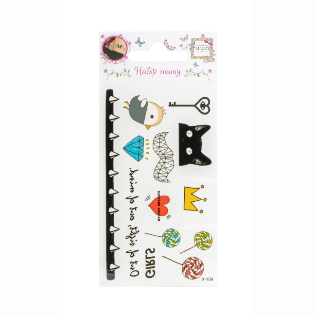 Косметика - Набор тату Lukky Fashion Будь неповторимой (T25632)#4