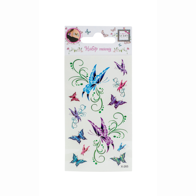 Косметика - Набор тату Lukky Fashion Смешные значки (T25634)#2