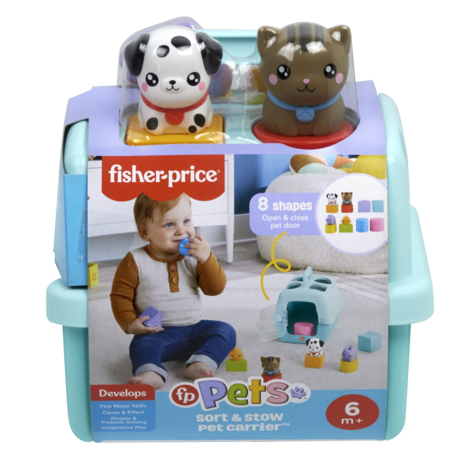 Розвивальні іграшки - Сортер Fisher-Price Переноска з тваринками (HTW93)#3