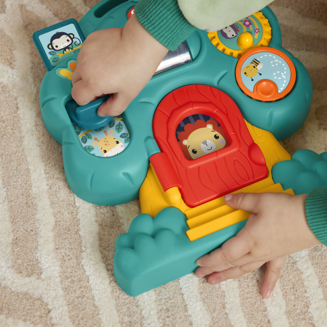 Развивающие игрушки - Развивающая игрушка Fisher-Price Веселые животные Дерево (HXK32/1)#4