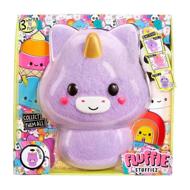 Антистресс игрушки - Мягкая игрушка-антистресс Fluffie Stuffiez Large plush Единорог (594413)#3