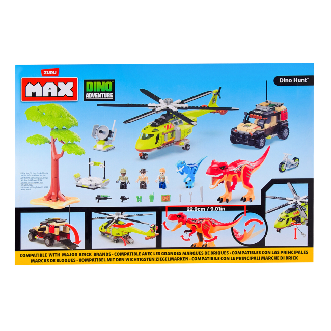Конструкторы с уникальными деталями - Конструктор MAX Dino adventure 592 детали (83156)#2