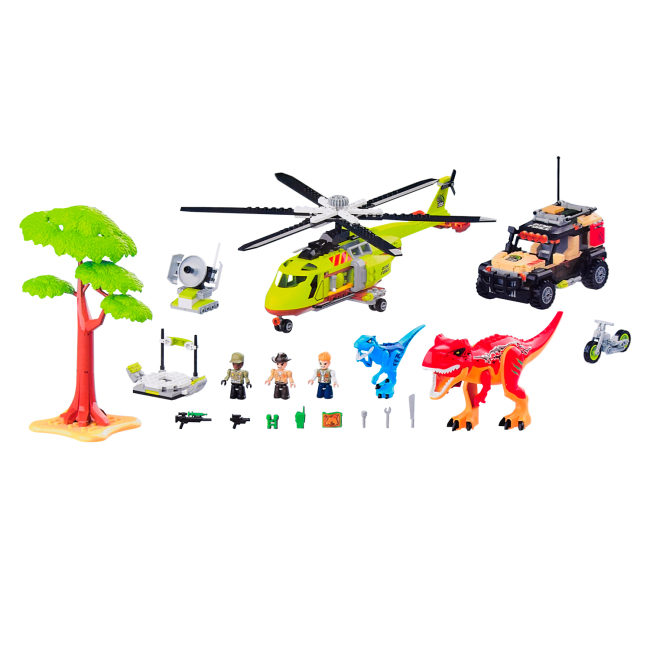 Конструкторы с уникальными деталями - Конструктор MAX Dino adventure 592 детали (83156)#3