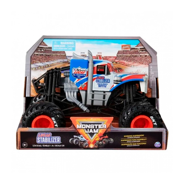 Автомодели - Автомодель Monster Jam Lucas Stabilizer 1:24 (6056371/6056371-10)#2