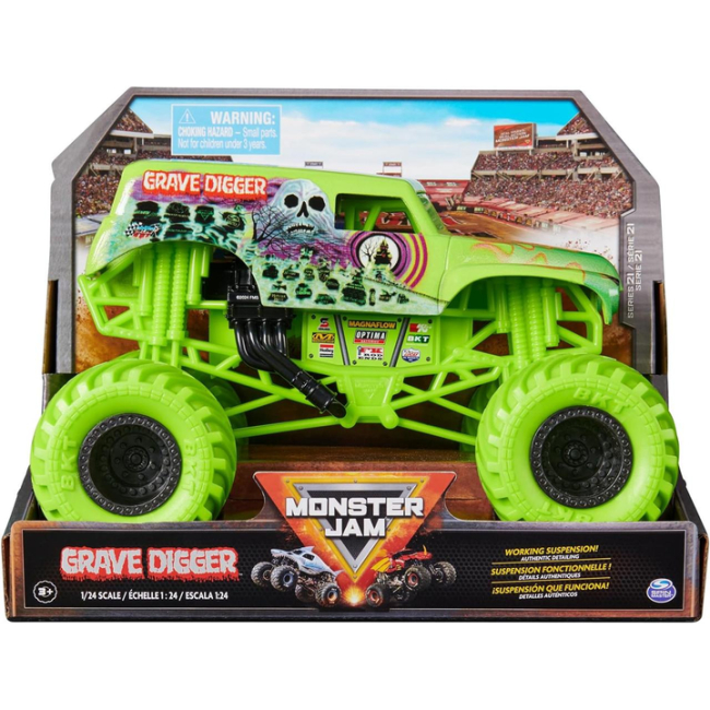 Автомодели - Автомодель Monster Jam Grave Digger 1:24 (6056371/6056371-11)#2