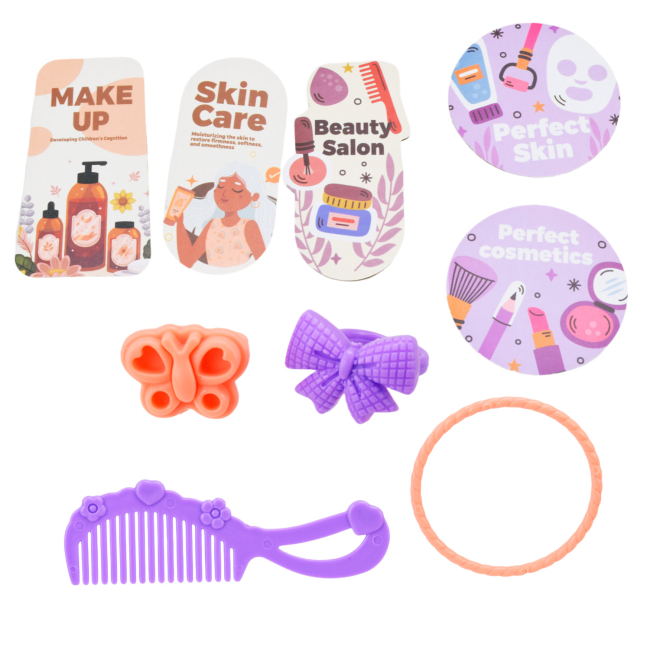 Наборы профессий - Игровой набор Shantou Jinxing Набор стилиста трюмо синие (9222/9224/1)#4