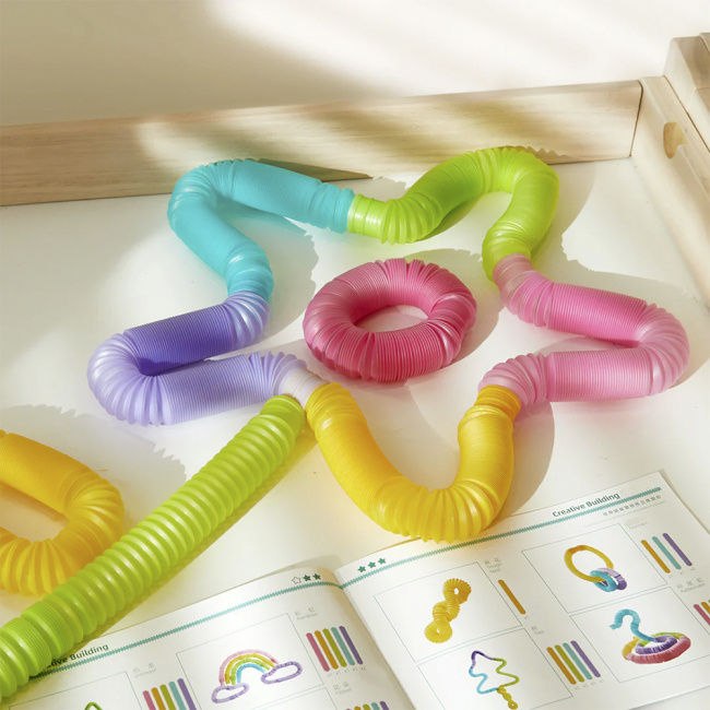 Антистрес іграшки - Набір Mideer Сяючі гнучкі трубки (MD1419)#4