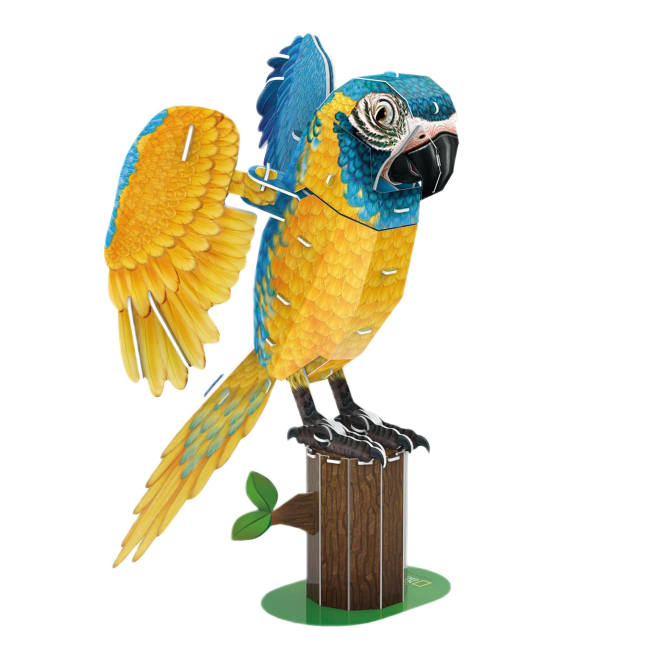 3D-пазли - Тривимірний пазл CubicFun Зникаючі тварини Папуга Ара (DS1097h)#2