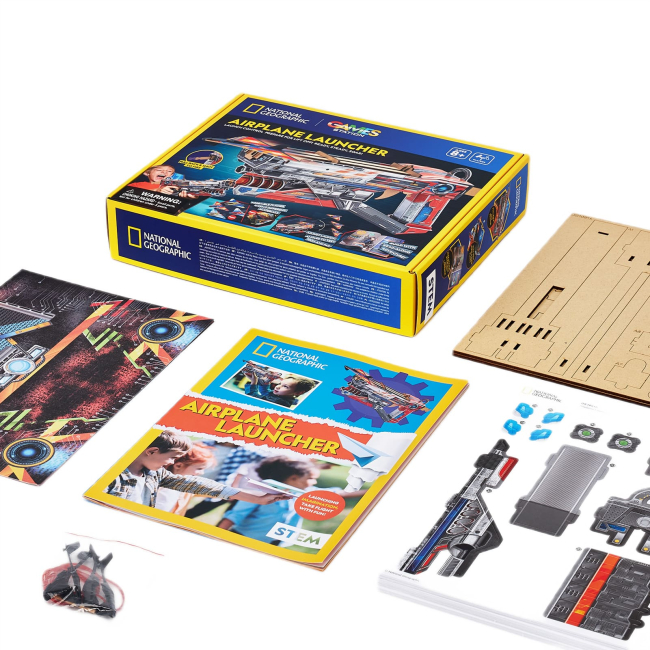 3D-пазли - Набір для моделювання CubicFun STEM Пускова установка для літаків (DS1091h)#3