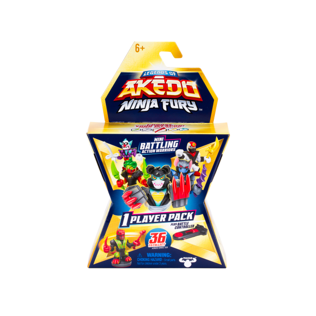 Фигурки персонажей - Игровая фигурка-сюрприз Akedo Ninja Bosses Коллекционный воин (123562)#2