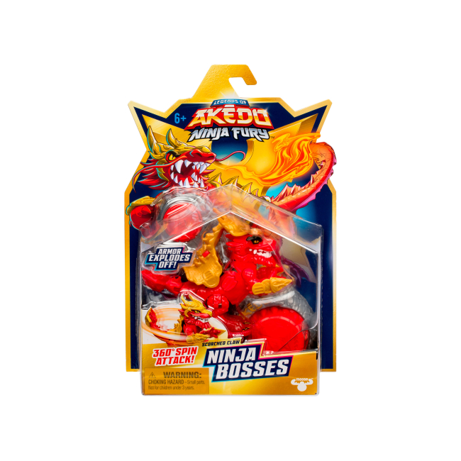 Фигурки персонажей - Игровой набор Akedo Ninja Bosses Скотчд Кло (123563)#4