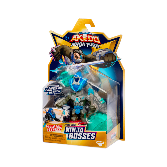 Фигурки персонажей - Игровой набор Akedo Ninja Bosses Кибер Блэйд (123565)#5
