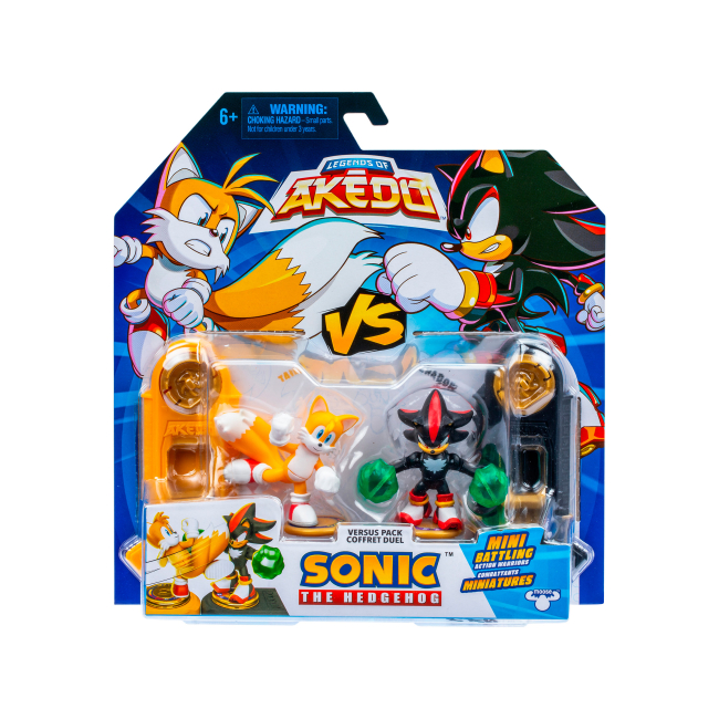 Фигурки персонажей - Игровой набор Akedo Sonic Тейлз и Еж Шедоу (123570)#4