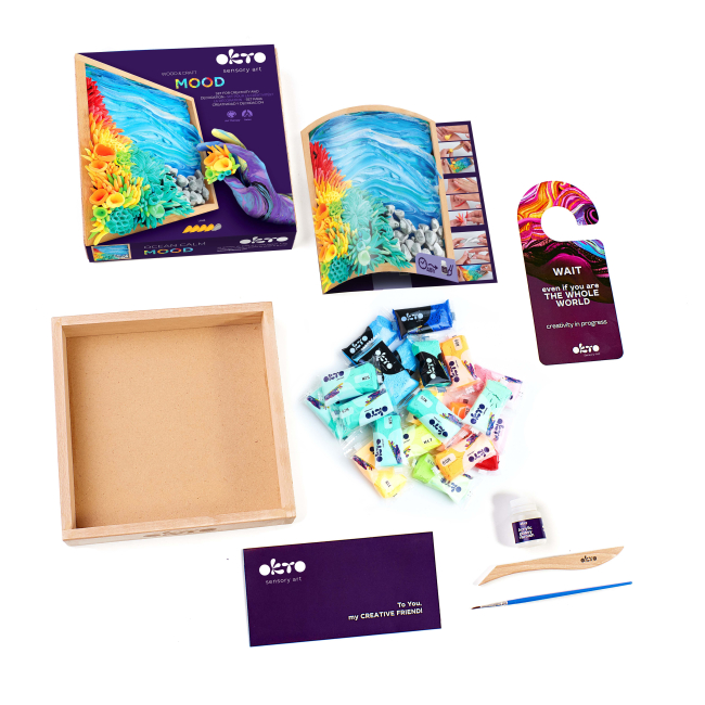 Набори для ліплення - Набір для творчості OKTO Wood and Craft Mood Спокій океану (10015)#2