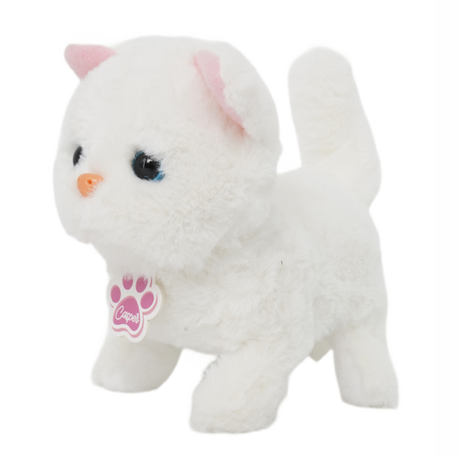 М'які тварини - Інтерактивна іграшка Pugs at play Біле кошеня Casper (ST-PAP06)#3