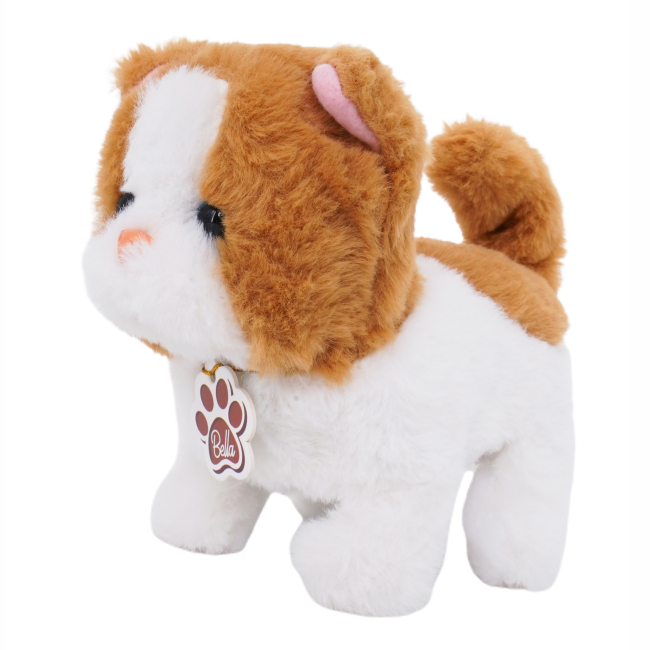 М'які тварини - Інтерактивна іграшка Pugs at play Біло-коричневе кошеня Bella (ST-PAP07)#2