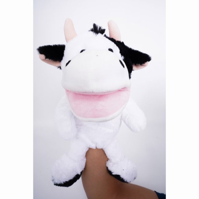 М'які тварини - Іграшка-рукавичка Pugs at play Корівка (ST-PAP34)#2