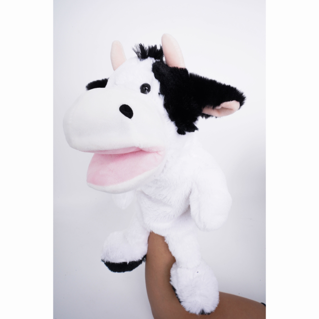 М'які тварини - Іграшка-рукавичка Pugs at play Корівка (ST-PAP34)#3