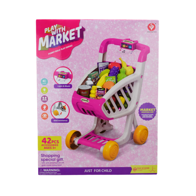 Наборы профессий - Игровой набор Shantou Jinxing Супермаркет бело-розовый (922-156/157/1)#4