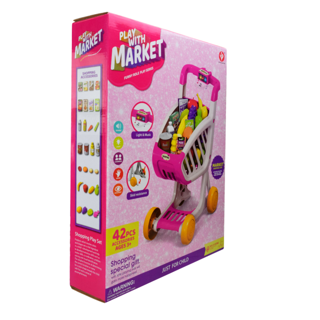 Наборы профессий - Игровой набор Shantou Jinxing Супермаркет бело-розовый (922-156/157/1)#5