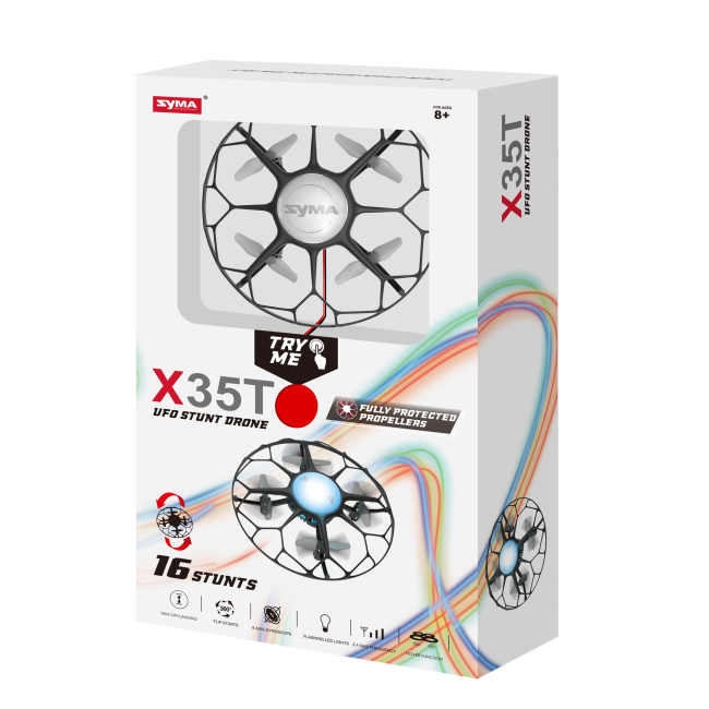 Радіокеровані моделі - Іграшковий квадрокоптер Syma X35T чорний (X35T)#3