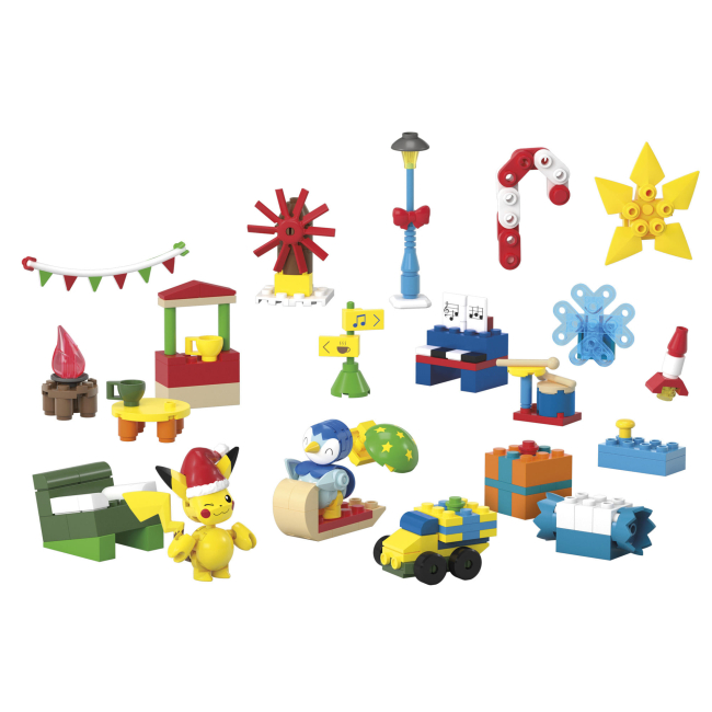 Фигурки персонажей - Адвент-календарь Mega Construx Pokemon Зимние приключения Покемонов (GYG99)#3