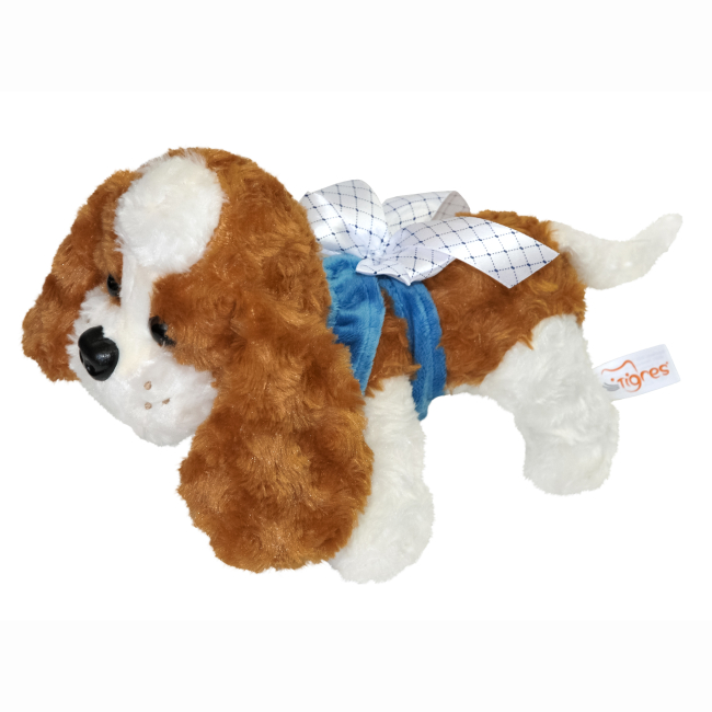 Мягкие животные - Мягкая игрушка Tigres Кокер-спаниель Джесси в сумке 20 см (СО-0129)#3