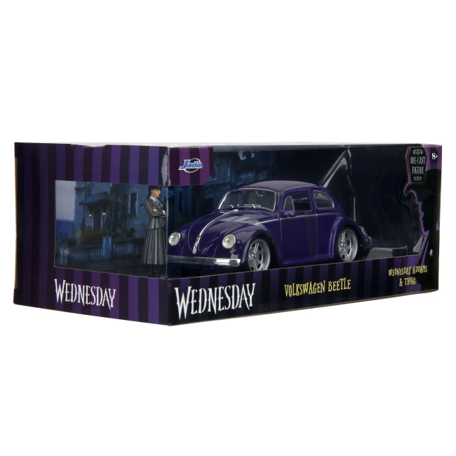 Автомоделі - Автомодель Jada Фольксваген Бітл з фігуркою Венздей 1:24 (253255076)#4