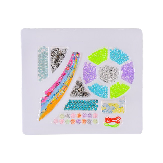 Набори для творчості - Набір для виготовлення прикрас Shantou Jinxing блакитно-фіолетовий (364-A/B/C/3)#2