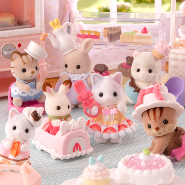 Фигурки животных - Игрушка-сюрприз Sylvanian Families Сладкая вечеринка (5765)#9