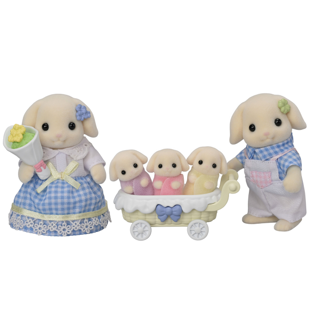 Фигурки животных - Игровой набор Sylvanian Families Семья Цветочных кроликов (5735)#2
