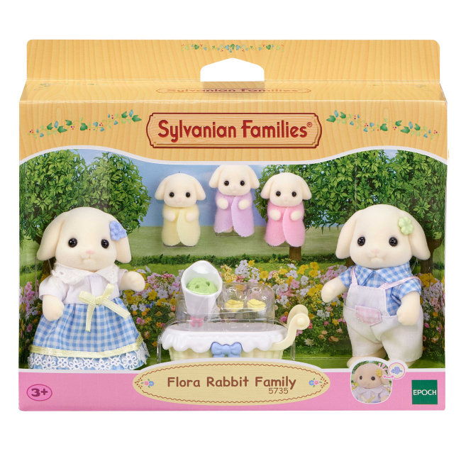Фигурки животных - Игровой набор Sylvanian Families Семья Цветочных кроликов (5735)#3