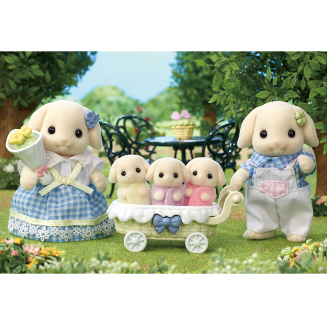 Фигурки животных - Игровой набор Sylvanian Families Семья Цветочных кроликов (5735)#4