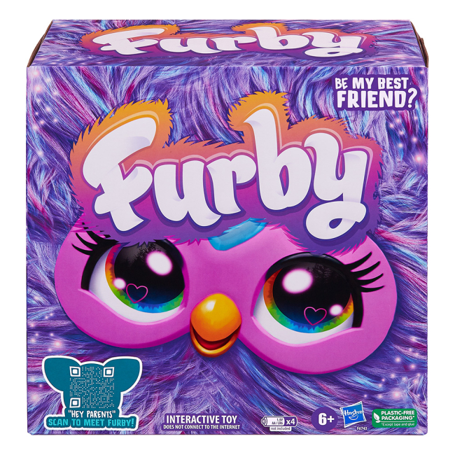 Мягкие животные - Интерактивная игрушка Furby Ферби Purple с аксессуарами (F6743)#4