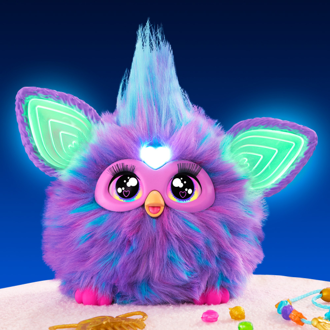 Мягкие животные - Интерактивная игрушка Furby Ферби Purple с аксессуарами (F6743)#5