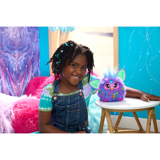 Мягкие животные - Интерактивная игрушка Furby Ферби Purple с аксессуарами (F6743)#7