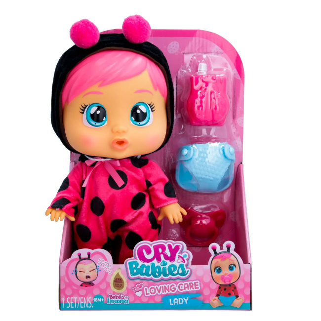 Пупси - Ігровий набір Cry babies Любов і турбота Лялька Плакса Леді 26 см (907348)#4