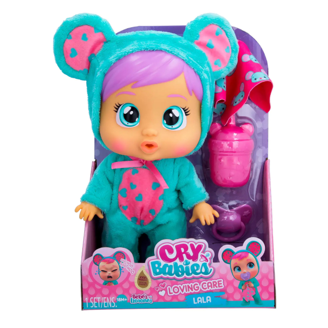 Пупси - Ігровий набір Cry babies Любов і турбота Лялька Плакса Лала 26 см (907355)#5