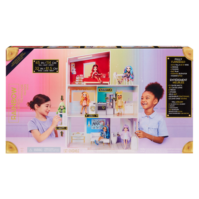 Мебель и домики - Игровой набор Rainbow High Радужный таунхаус (502203)#2