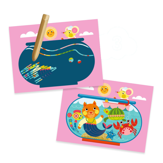 Набори для творчості - Набір для творчості DJECO Котик та його друзі (DJ09292)#2