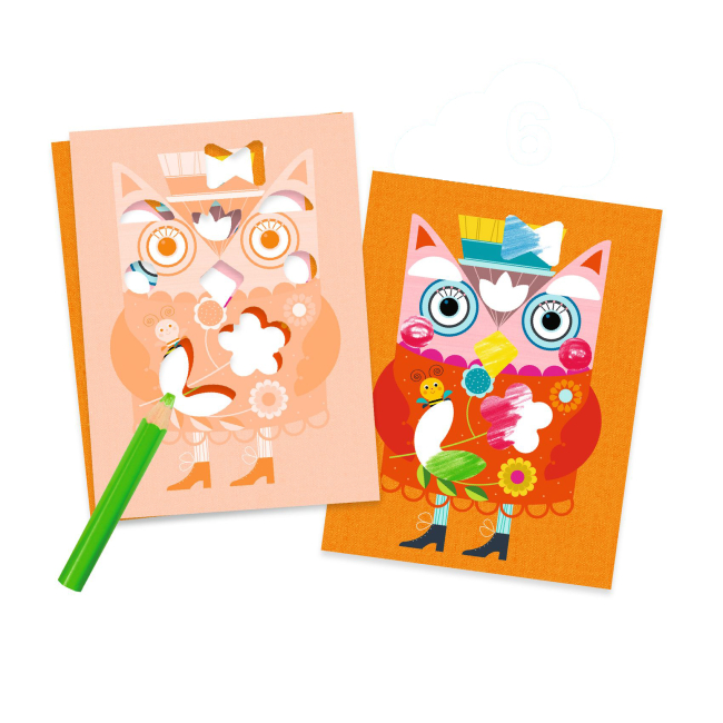 Набори для творчості - Набір для творчості DJECO Котик та його друзі (DJ09292)#5