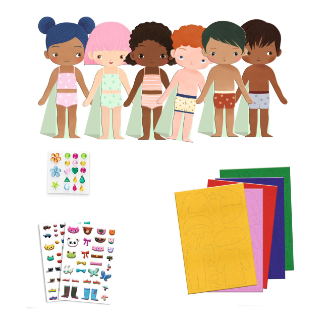 Наборы для творчества - Набор для творчества DJECO Мягкий наряд (DJ00086)#2