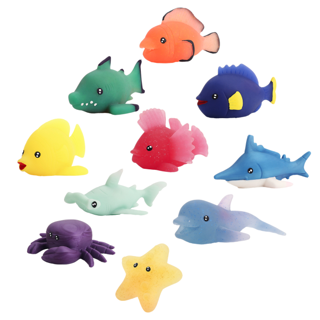 Антистрес іграшки - Стретч-іграшка Sbabam Желейна Тропічні друзі сюрприз (120/CN23)#2