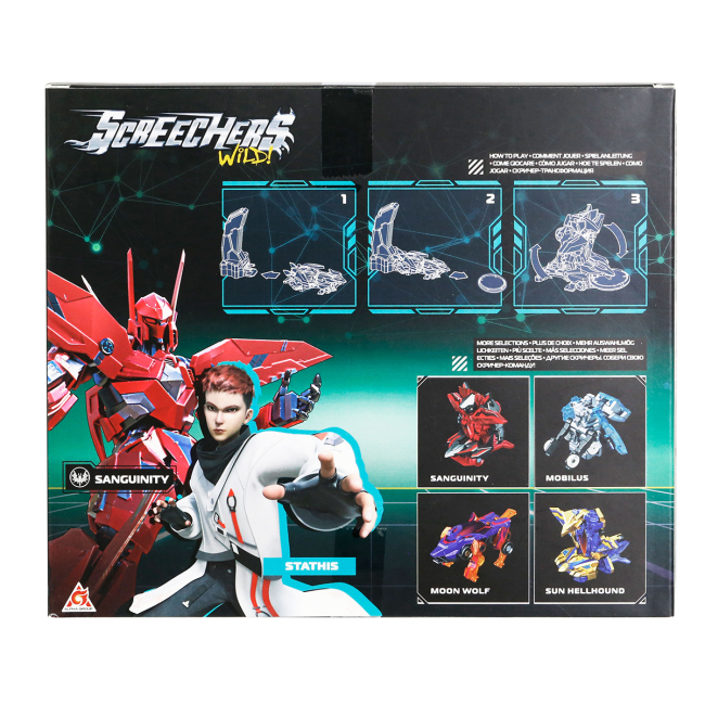 Трансформери - Ігровий набір Screechers Wild S5 L0.5 Сенгвініті (EU686101B)#9