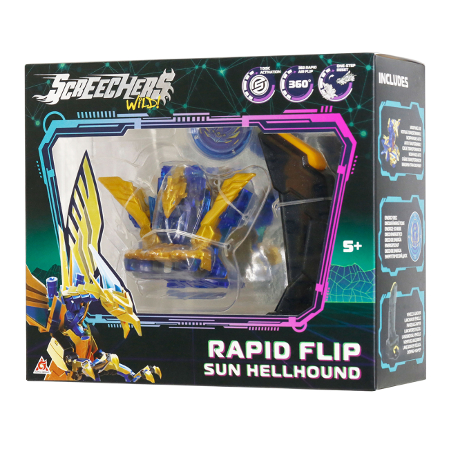 Трансформеры - Игровой набор Screechers Wild S5 L0.5 Сан Хелхаунд (EU686104B)#8