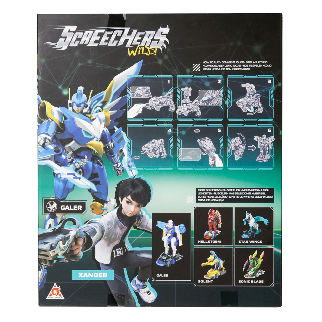Трансформери - Ігровий набір Screechers Wild S5 L1 Галер (EU686111)#8