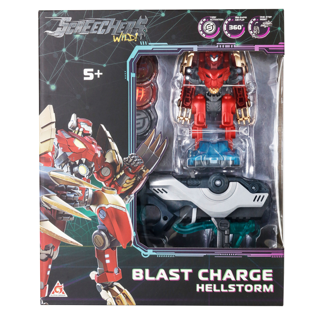 Трансформери - Ігровий набір Screechers Wild S5 L1 Хелшторм (EU686112)#6