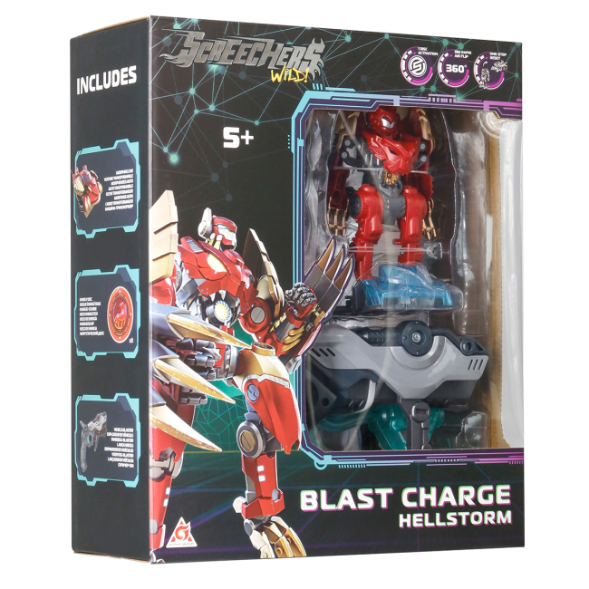 Трансформери - Ігровий набір Screechers Wild S5 L1 Хелшторм (EU686112)#7
