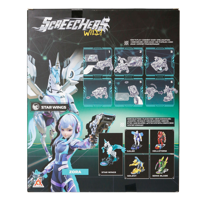 Трансформери - Ігровий набір Screechers Wild S5 L1 Стар Вінгс (EU686113)#8