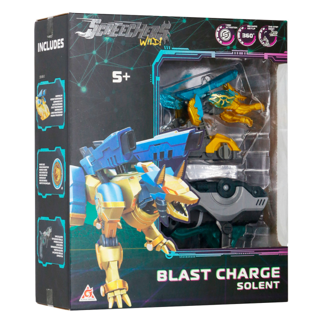 Трансформери - Ігровий набір Screechers Wild S5 L1 Солент (EU686114)#7